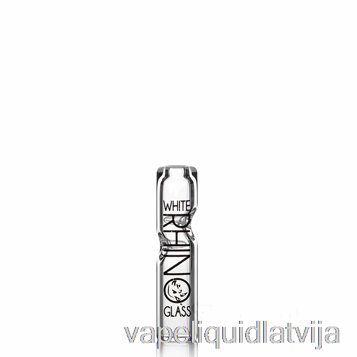 Balts Degunradžu Stikla Uzgaļi Apaļš Stikla Uzgalis Vape šķidrums